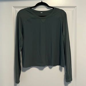 Lululemon long sleeve drifit crop